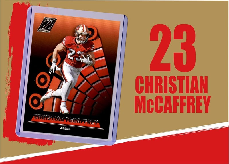 Chaser Christian McCaffrey (5) Assorted Football Cards Gift Pack - San Francisco 49ers - Image 4